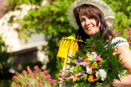 Maida Vale professional landscaper designing a garden